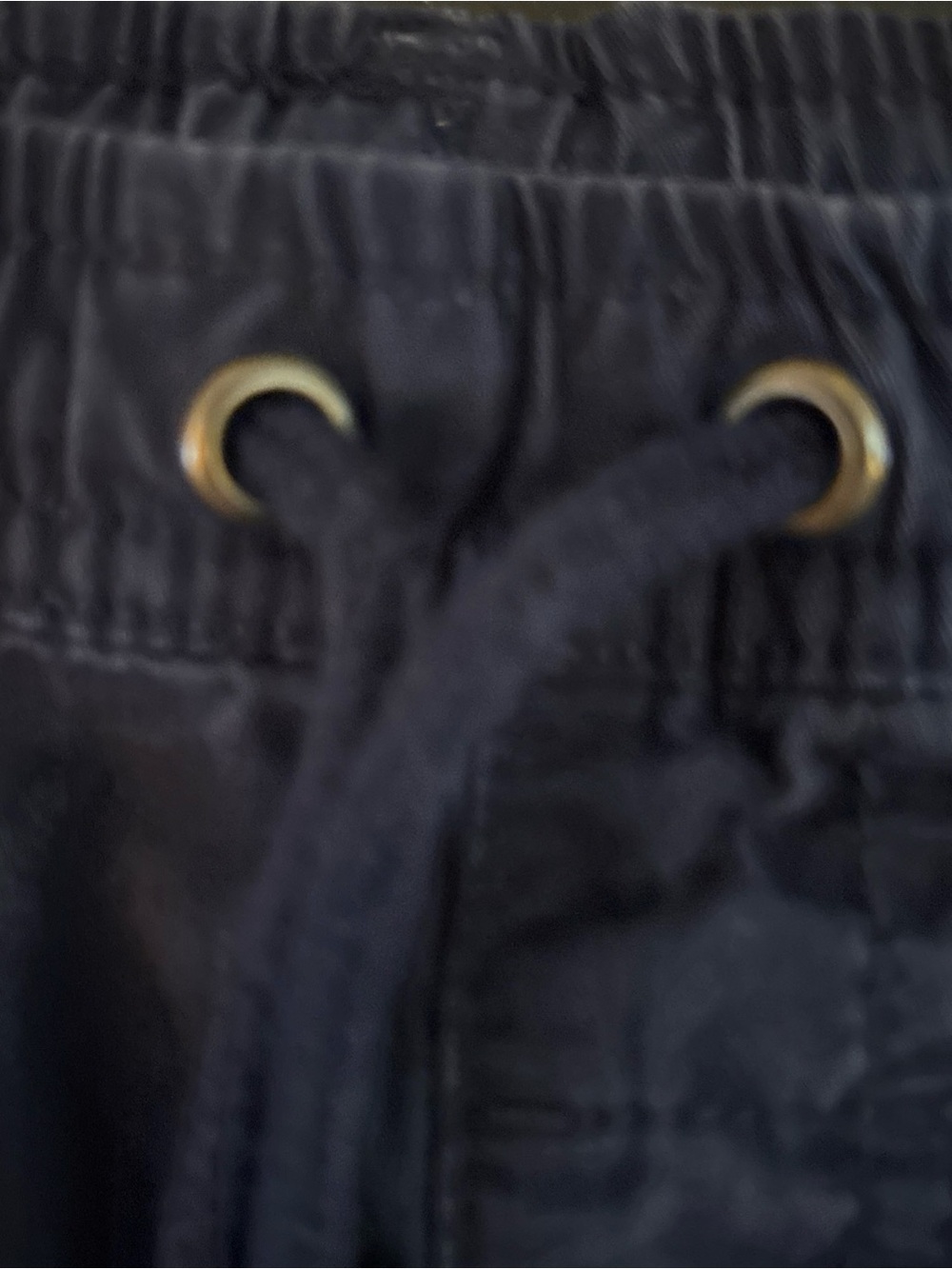 Sprout Navy Drawstring Shorts with Elastic Waist
